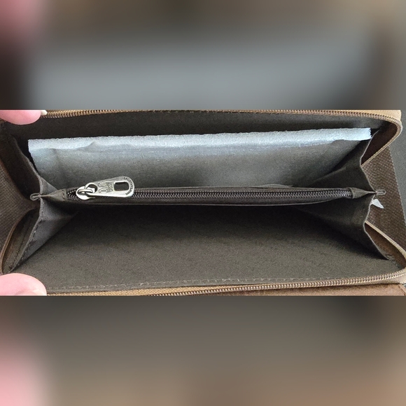 NWT Montana West Concho Collection Wallet Tribal Mandala Large Brown PU Leather - Picture 5 of 6